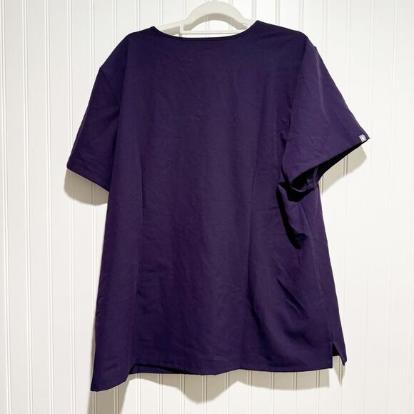 Figs Purple Scrub Set Casma Top Kade Cargo Pants NEW Size XXL - Picture 7 of 13